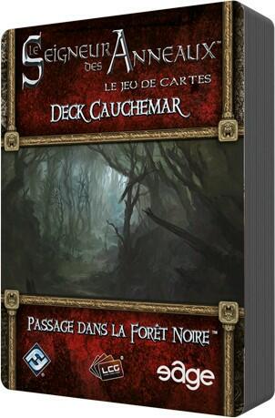 Le Seigneur des Anneaux: Le Jeu de Cartes - Deck Cauchemar - Passage Dans la Forêt Noire Cover 3d