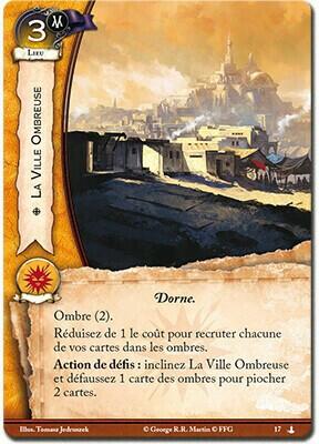 Le Trône de Fer: Le Jeu de Cartes - La Ville Ombreuse Carte