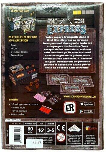 Escape Room: Le Jeu - Wild West Express Back