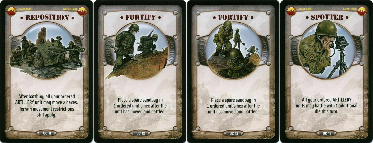 Mémoire 44: The Battle Map - Volume 3 - Sword of Stalingrad Cartes