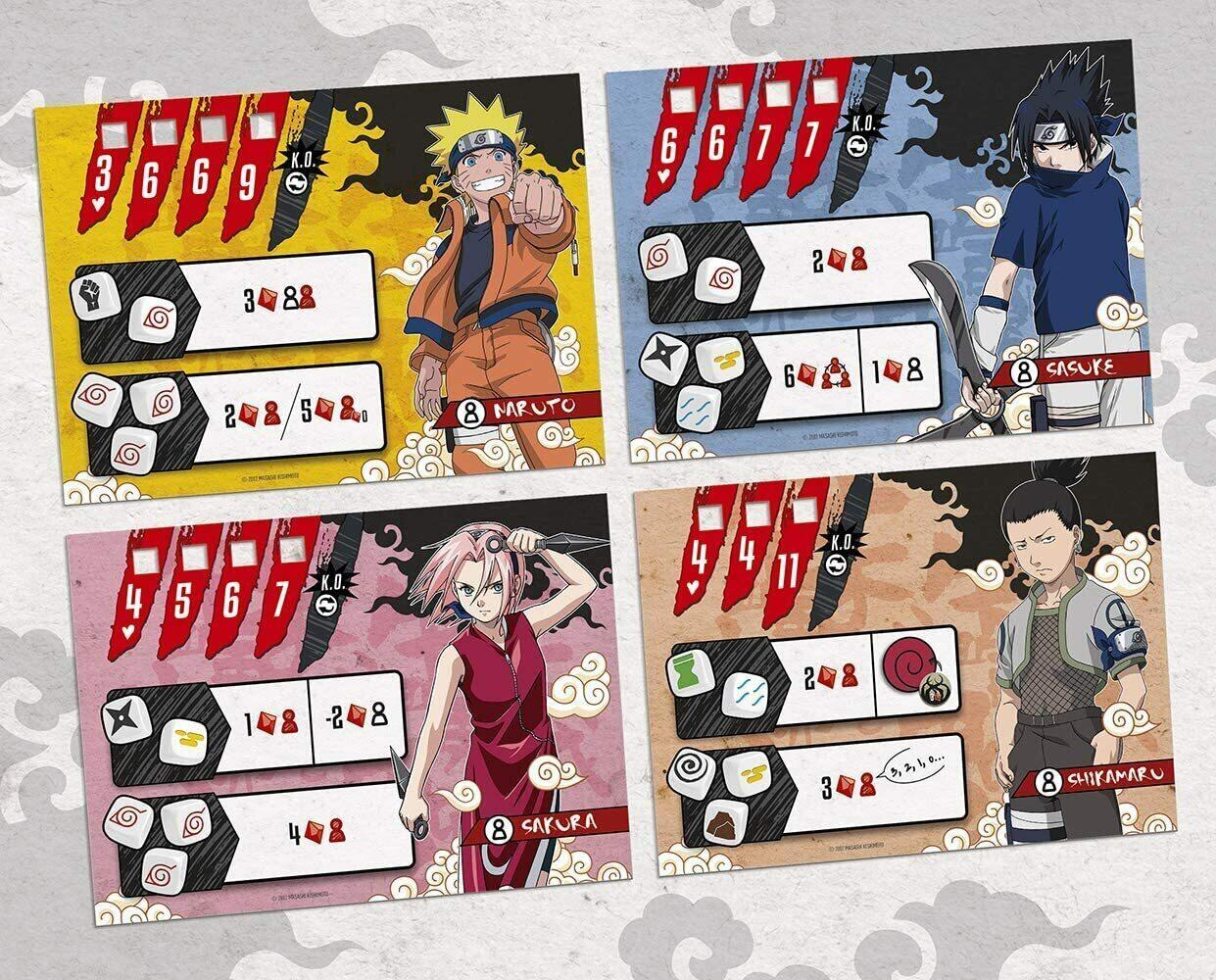 Naruto: Ninja Arena Cartes