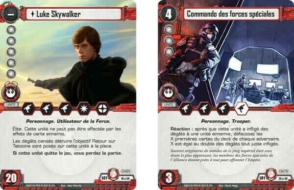 Star Wars: Le Jeu de Cartes - L'Équilibre de la Force Cartes
