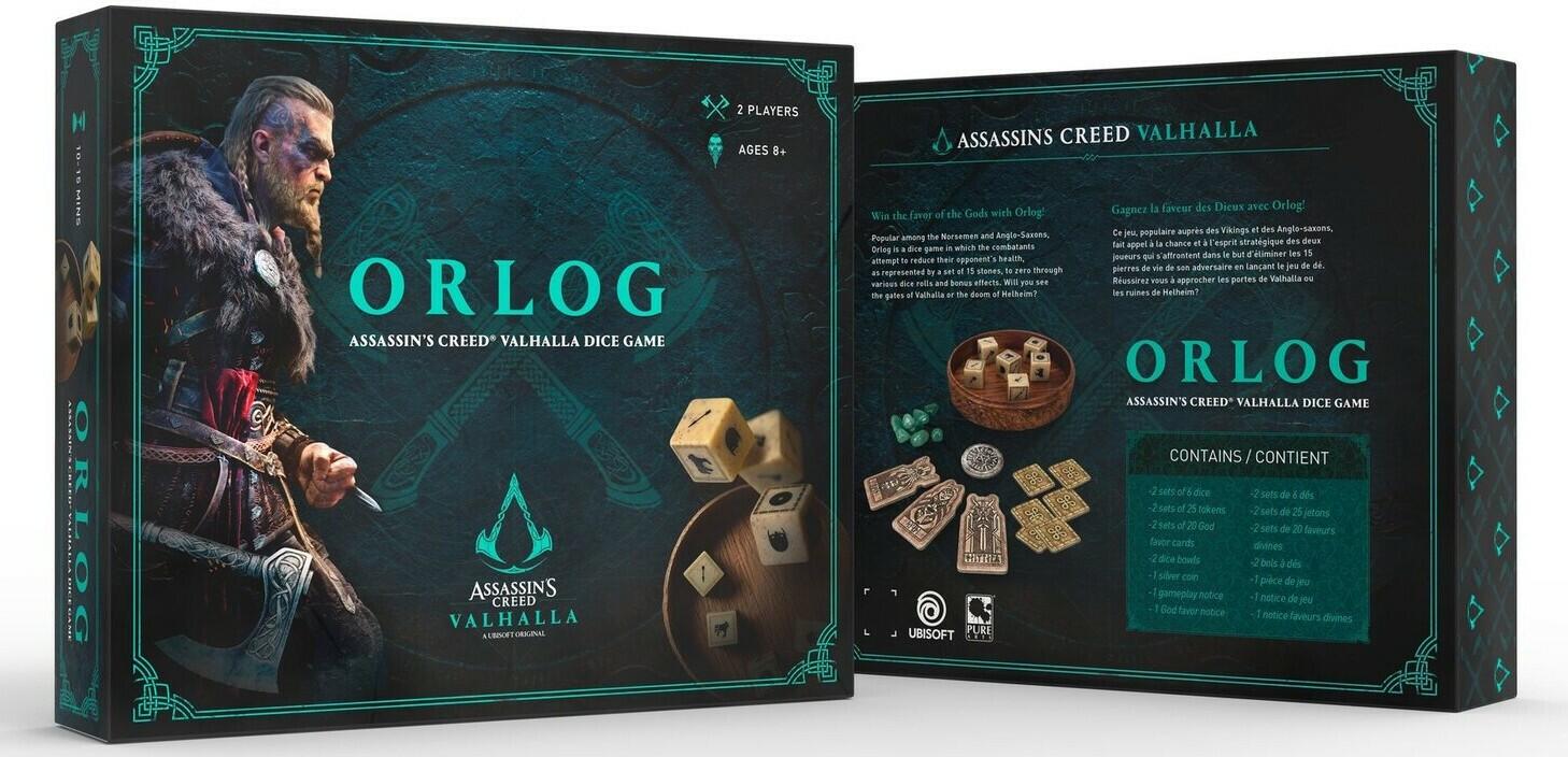 Assassin's Creed: Valhalla Orlog Dice Game Cover Back