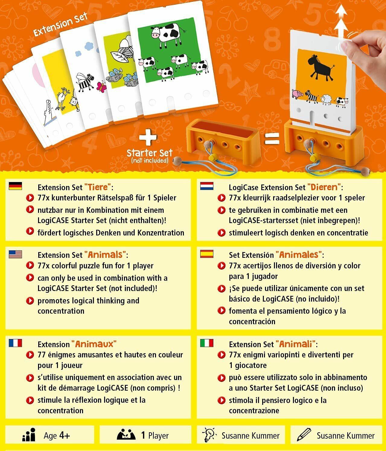 LogiCASE: Extension Set 4+ - Animaux Back