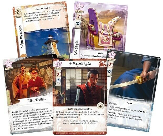 La Légende des Cinq Anneaux: Le Jeu de Cartes - Pour l’Honneur et la Gloire Cartes