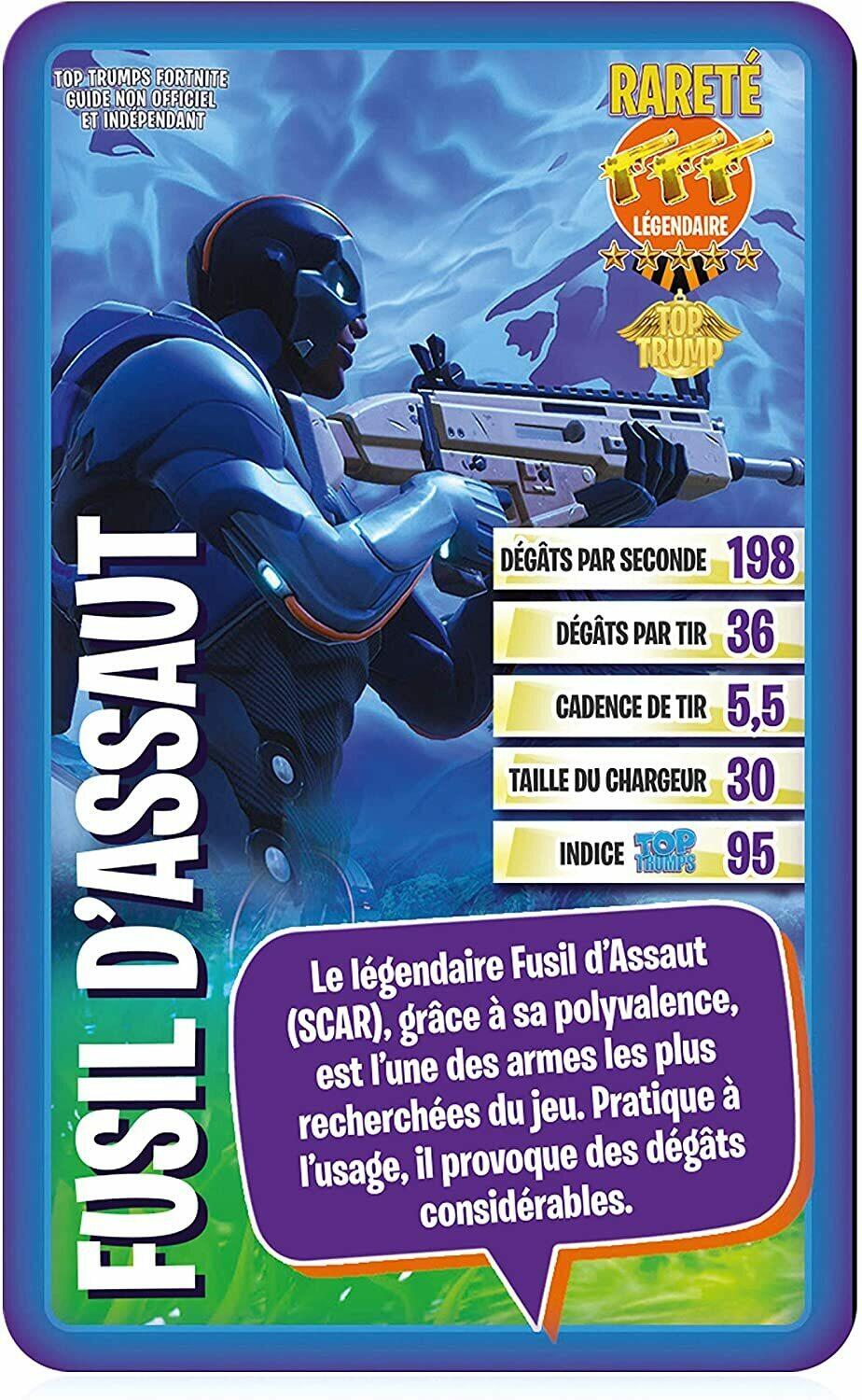 Top Trumps: Fortnite - Guide Non Officiel et Indépendant Carte