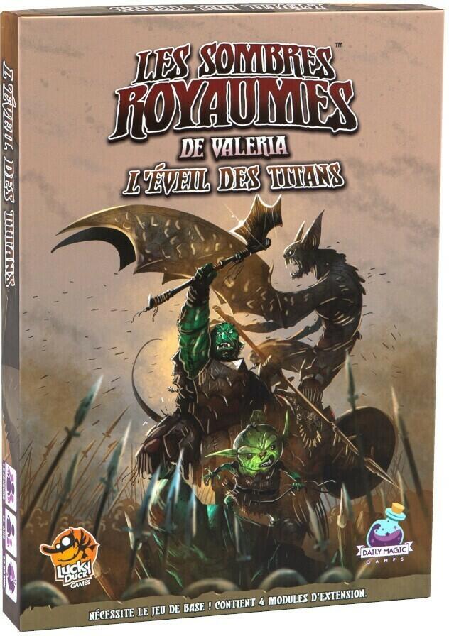 Les Sombres Royaumes de Valeria: L'éveil des Titans Cover 3d