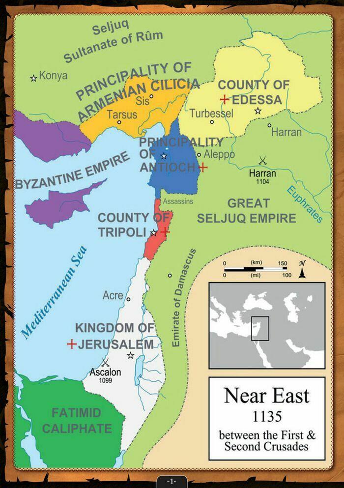 Fief: France 1429 - Croisades Map