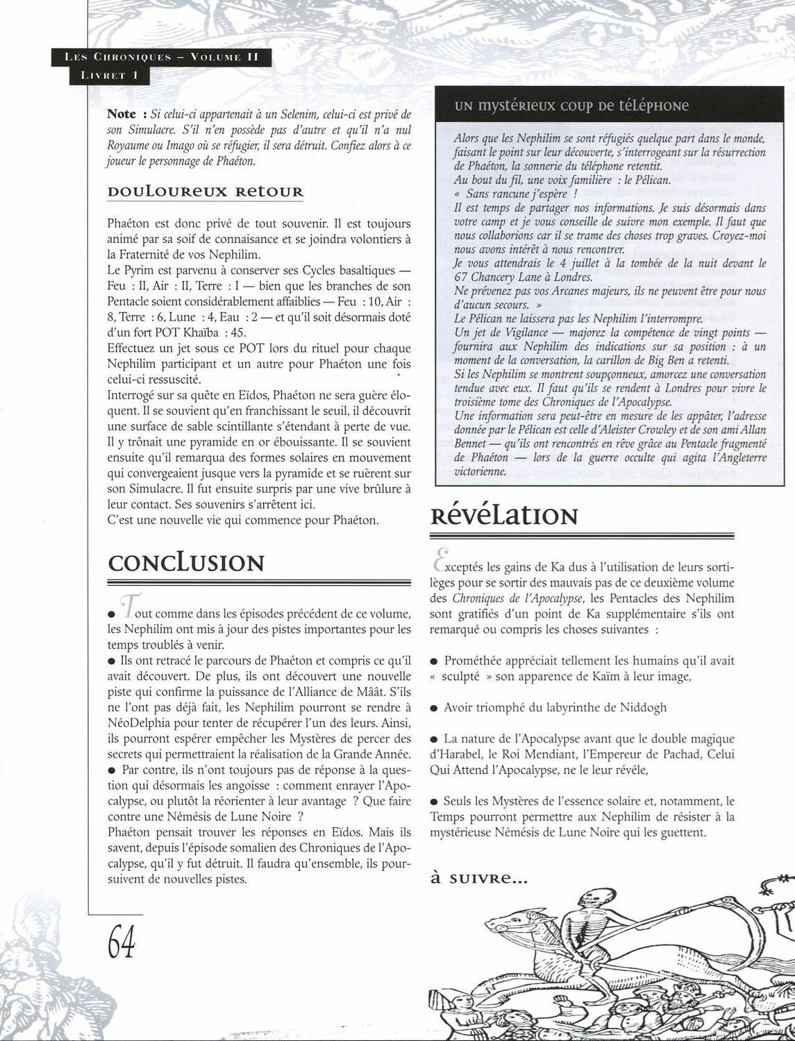 Nephilim: Les Chroniques de l’Apocalypse - Volume 2 - Phaéton Page 64