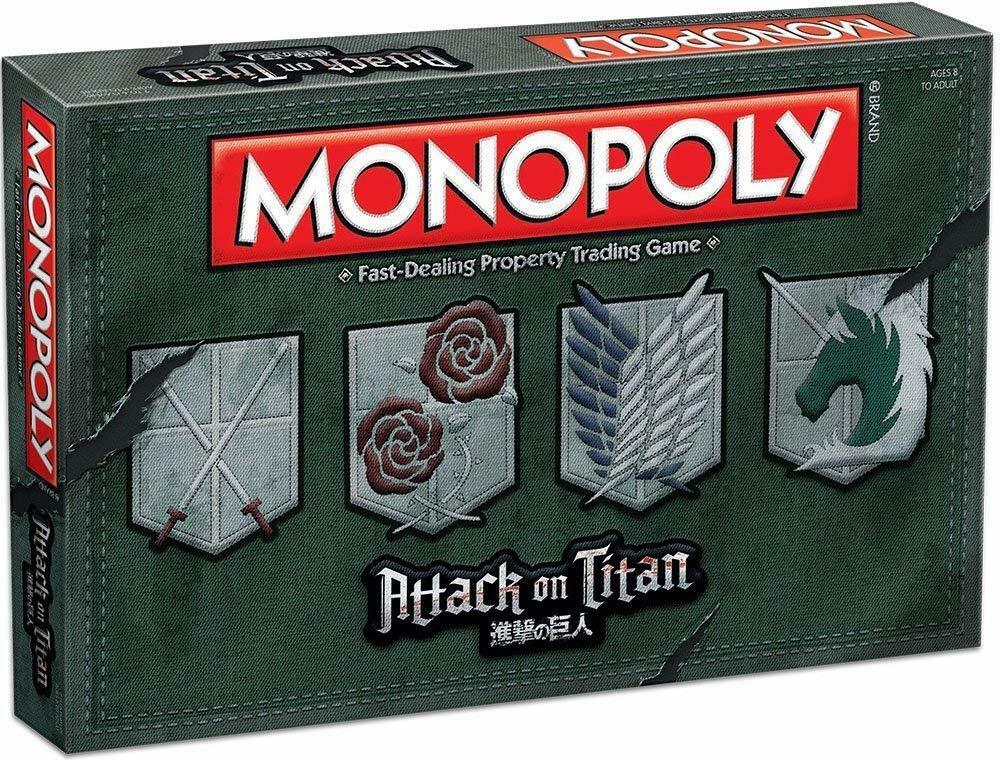 Monopoly: Attack on Titan Cover 3d
