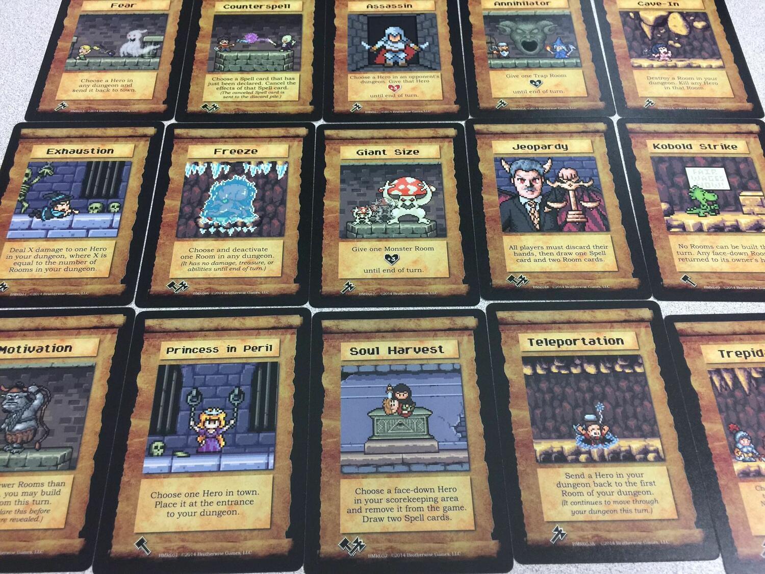 Boss Monster: Le Jeu de Cartes de Création de Donjon Cartes