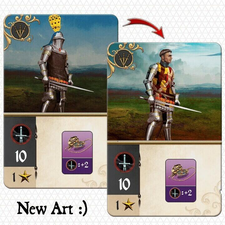 Glory: Un Jeu de Chevaliers Cartes