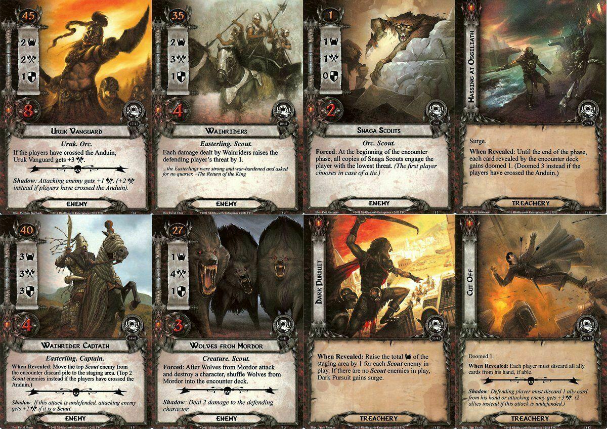 Le Seigneur des Anneaux: Le Jeu de Cartes - Rassemblement à Osgiliath Cartes