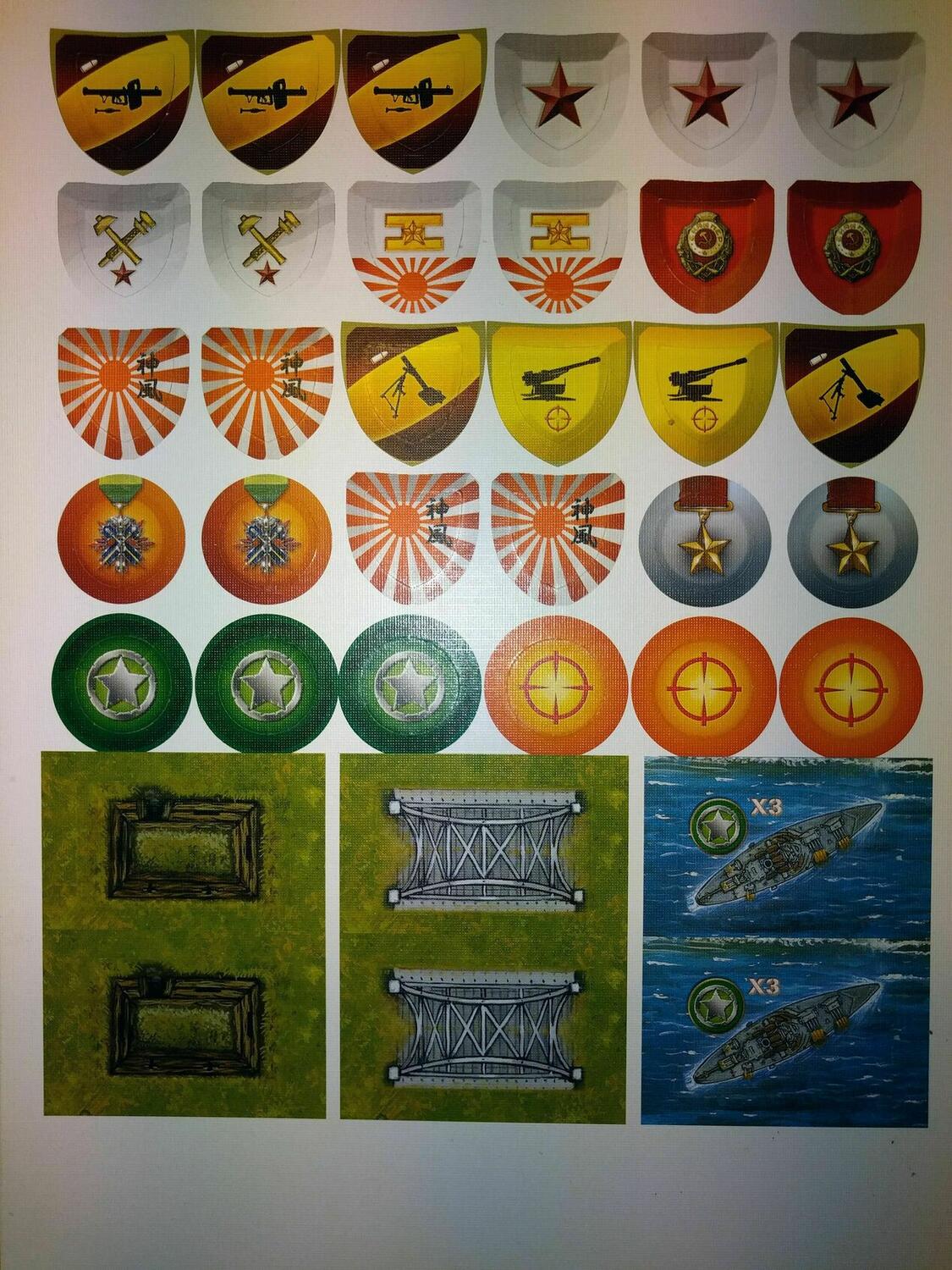 Mémoire 44: The Battle Map 2 - Volume 1 - The Battles of Khalkhin-Gol Tuiles