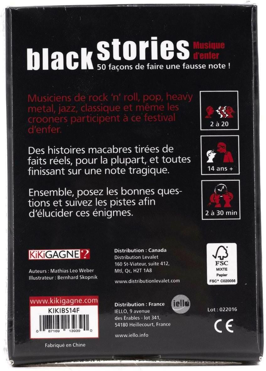 Black Stories: Musique d'Enfer Back