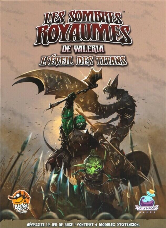 Les Sombres Royaumes de Valeria: L'éveil des Titans Cover