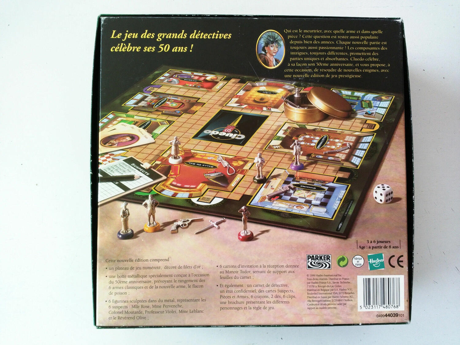 Cluedo: 50 - 1949 / 1999 Back