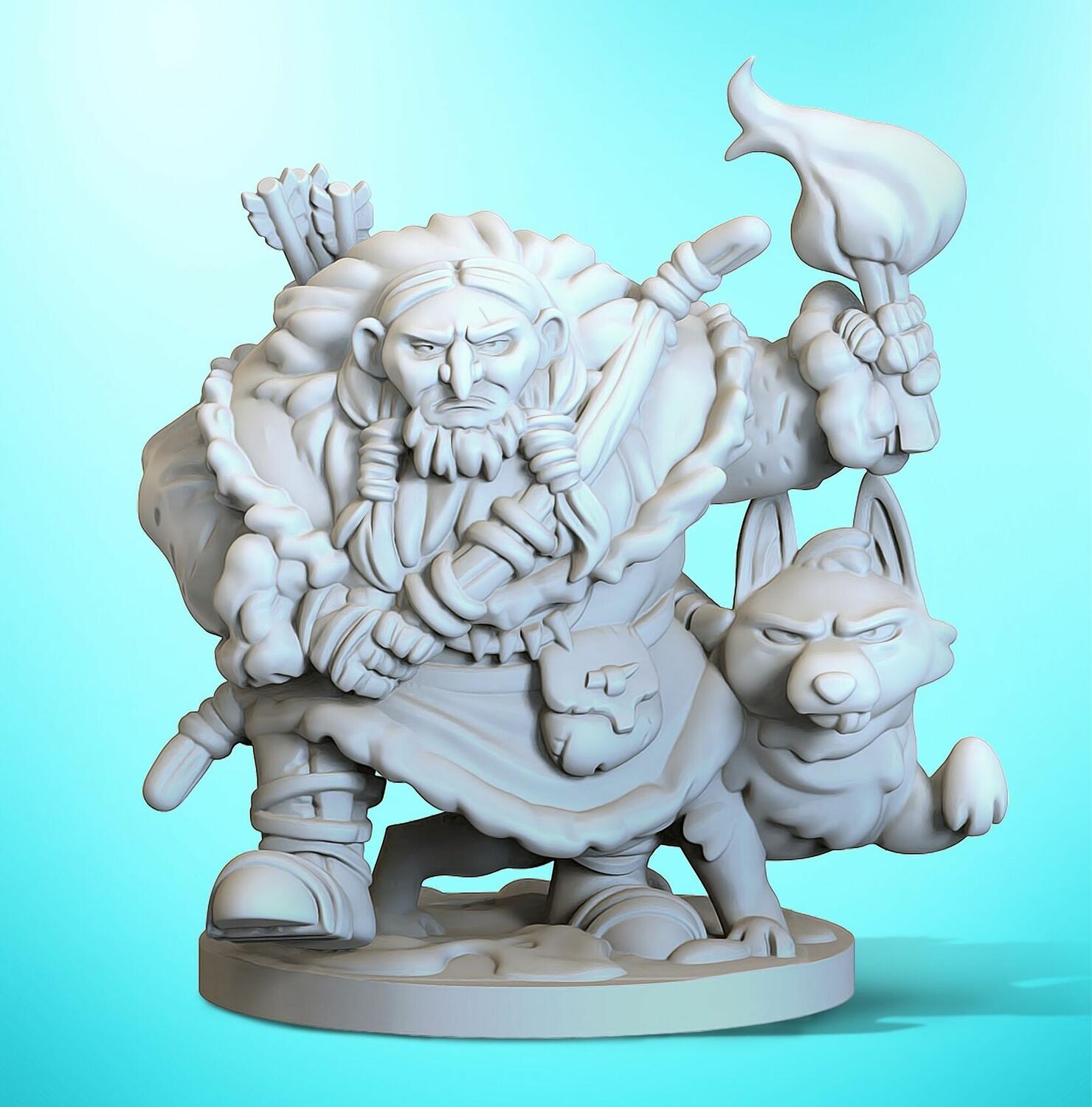 Endless Winter: Paleoamericans Figurine