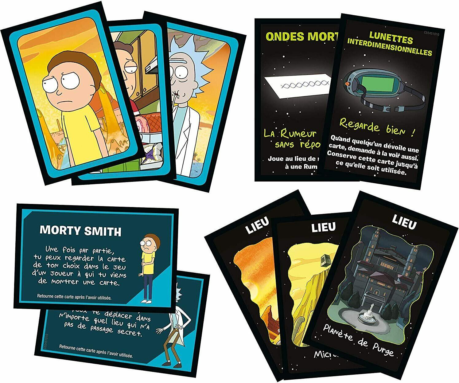 Cluedo: Rick and Morty FR Cartes