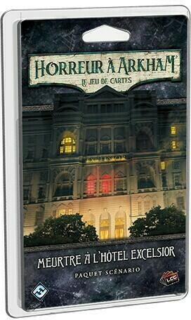 Horreur à Arkham: Le Jeu de Cartes - Meurtre à l’Hôtel Excelsior Cover 3d