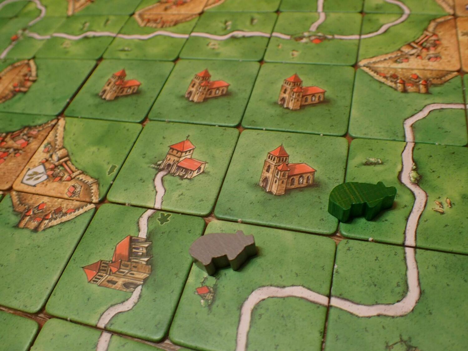 Carcassonne: Extension 2 - Marchands & Bâtisseurs Zoom