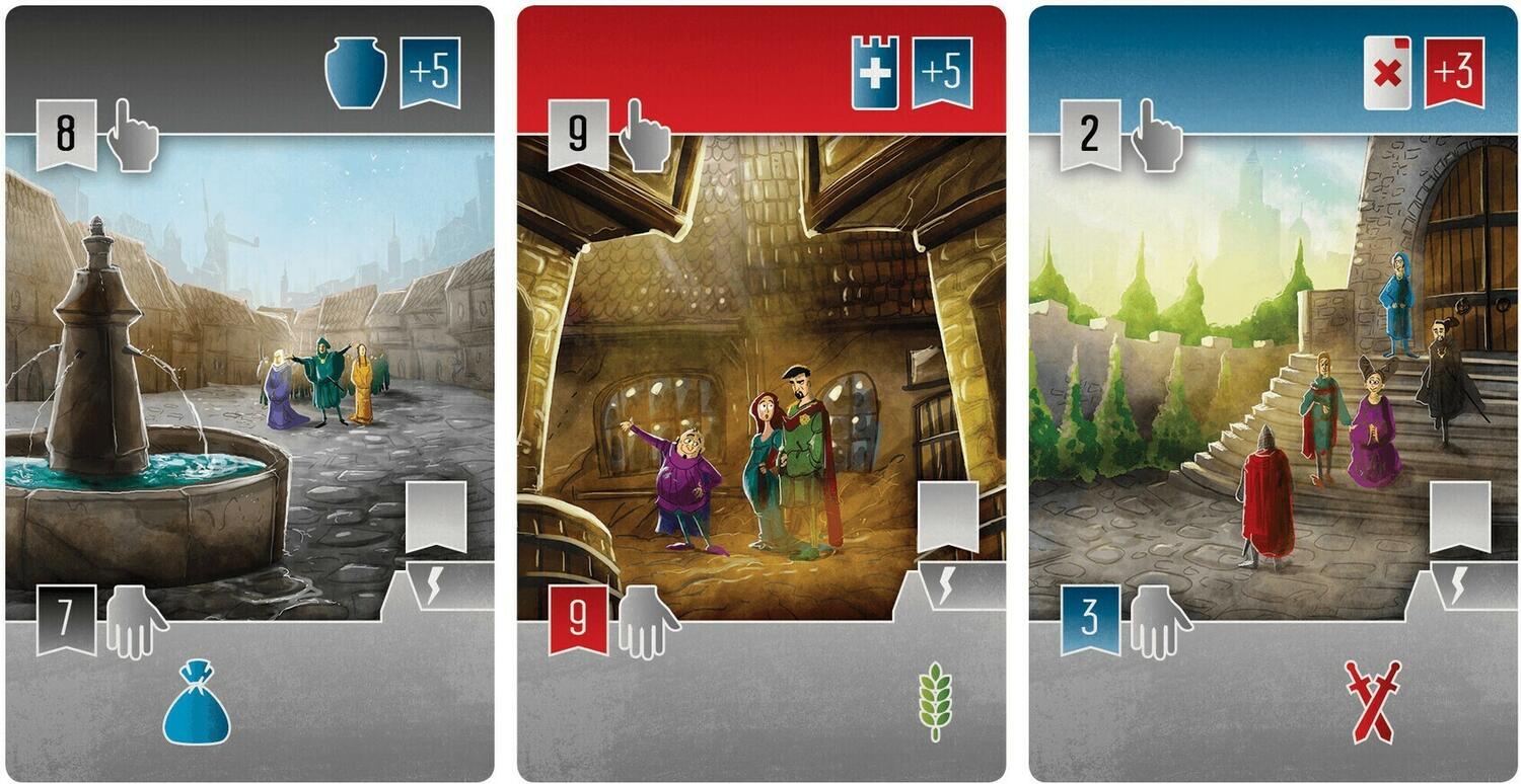 Paladins du Royaume de l'Ouest: Cité des Couronnes Cartes