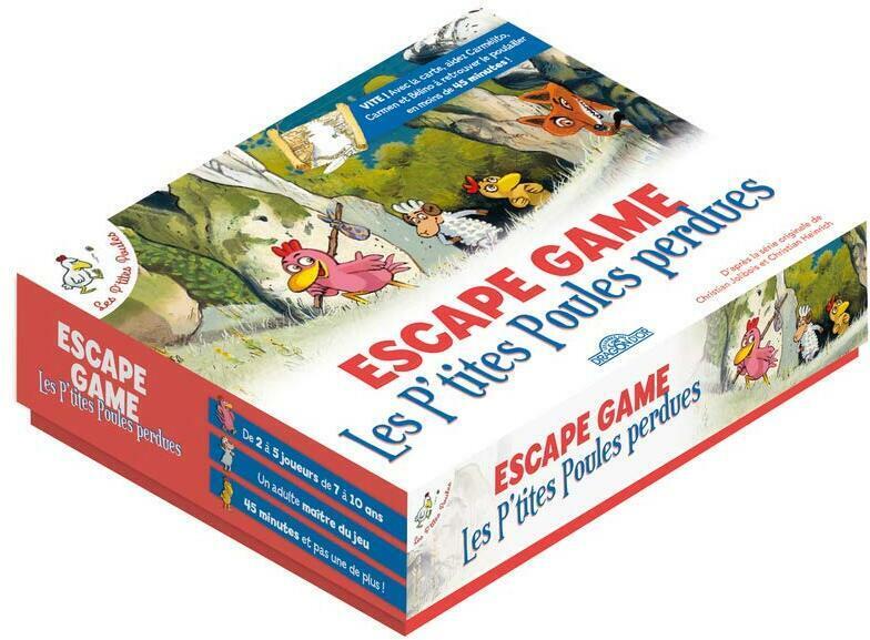 Escape Game: Les P'tites Poules Perdues Cover 3d