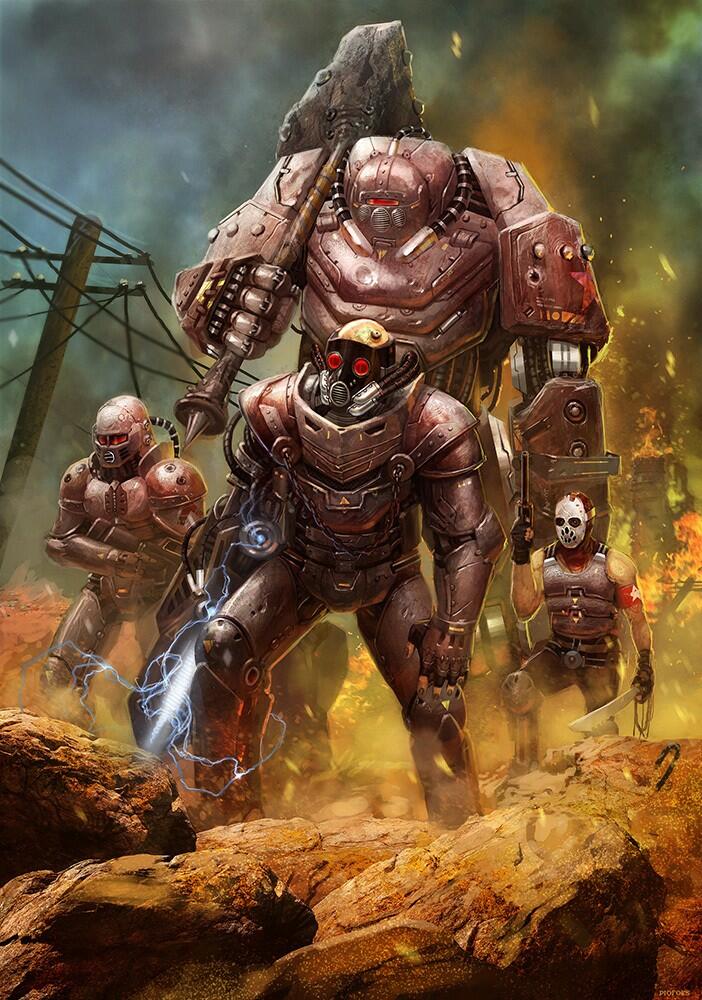 Neuroshima Hex ! Steel Police Artwork