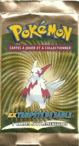 Pokémon: EX - Tempête de Sable - Booster Cover
