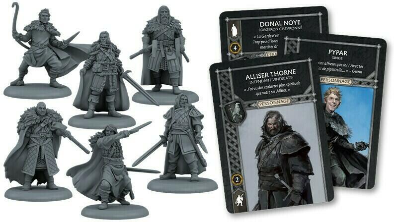 Le Trône de Fer: Le Jeu de Figurines - Héros de la Garde de Nuit 1 Eclate