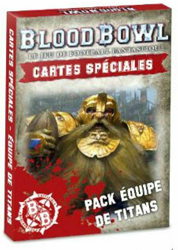 Blood Bowl: Le Jeu de Football Fantastique - Cartes Spéciales - Pack Équipe de Titans Cover 3d