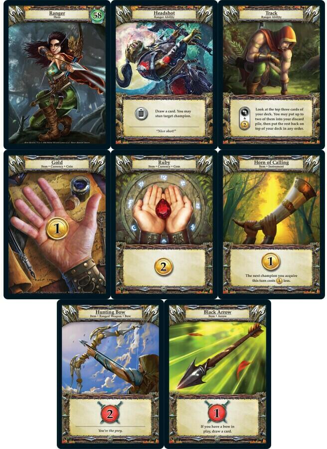 Hero Realms: Deck de Héros - Archer Cartes