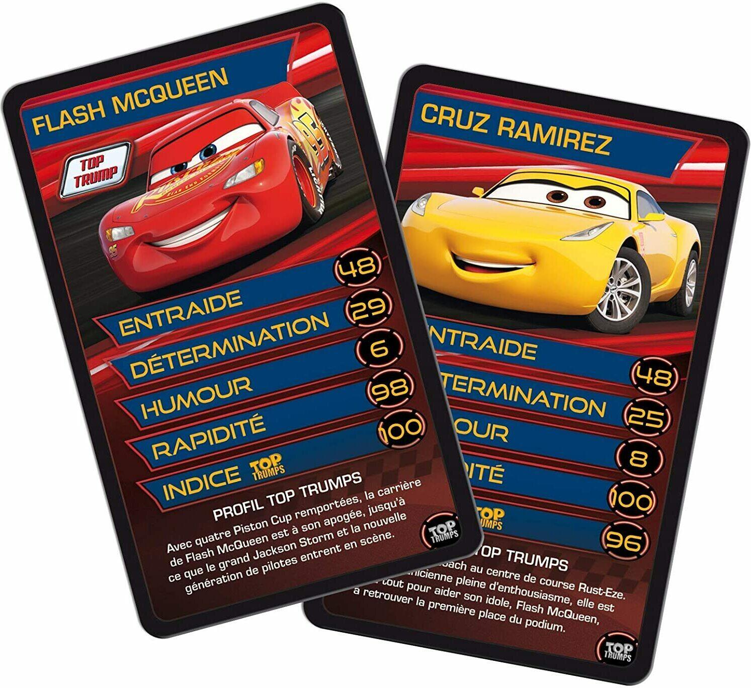 Top Trumps: Cars 3 Cartes