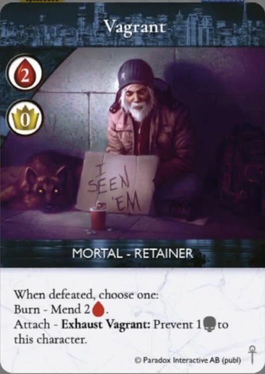 Vampire: The Masquerade - Rivals Carte