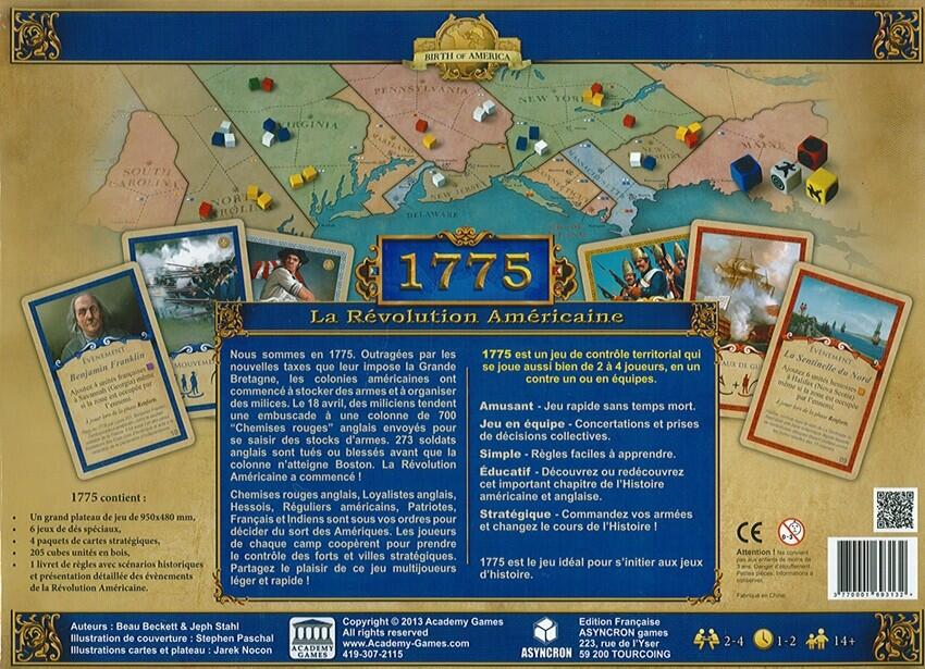 1775: La Révolution Américaine Back