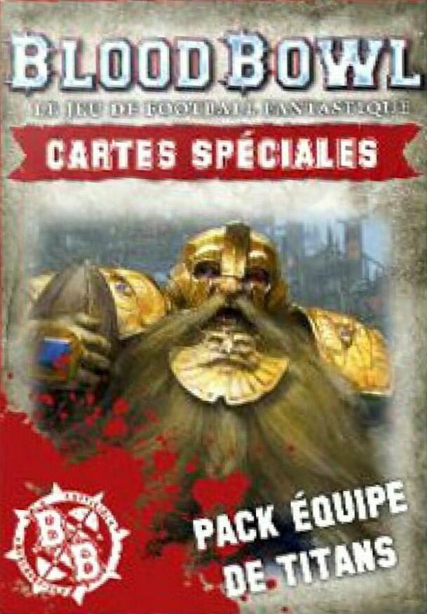 Blood Bowl: Le Jeu de Football Fantastique - Cartes Spéciales - Pack Équipe de Titans Cover