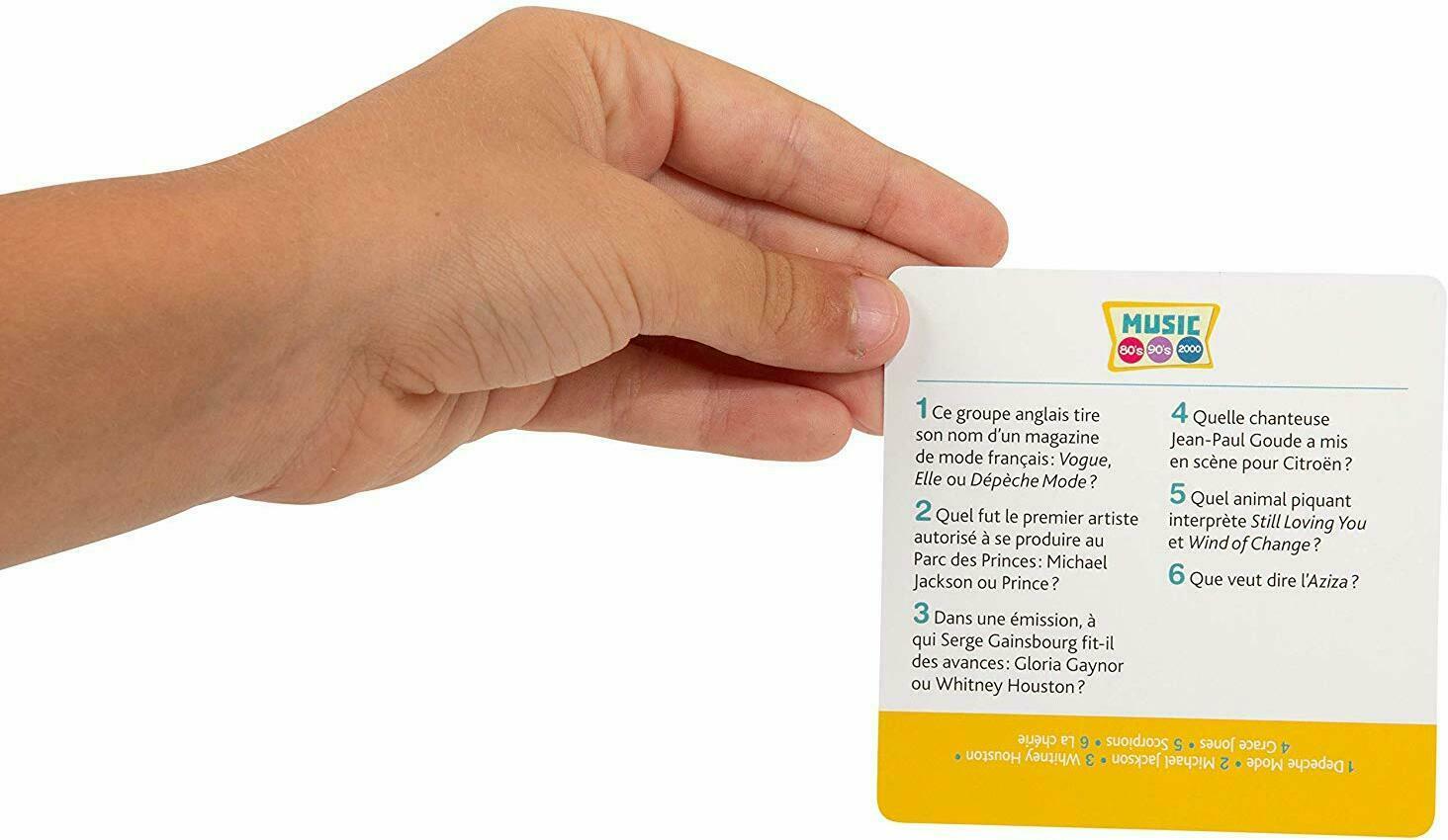 Family Quizz: Music 80's/90's/2000 Carte