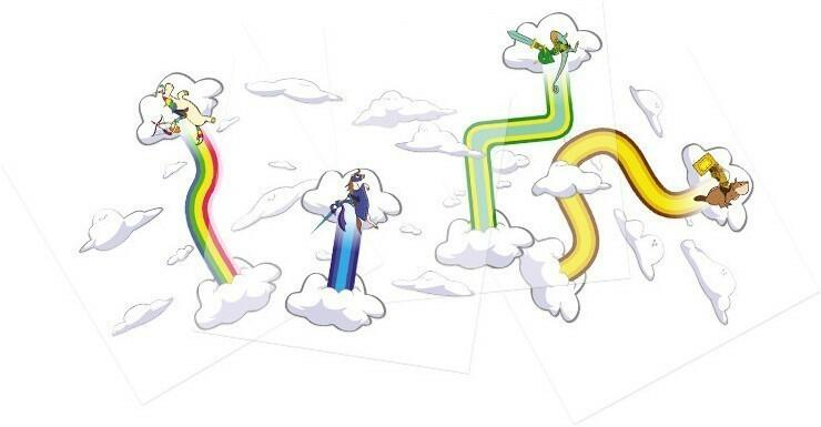 Les Chevaliers Arc-en-Ciel Eclate