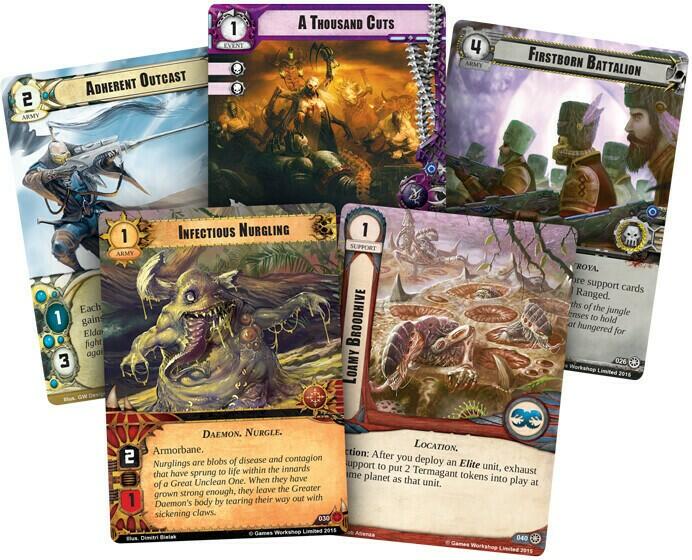 Warhammer 40,000: Conquest - Impardonné Cartes