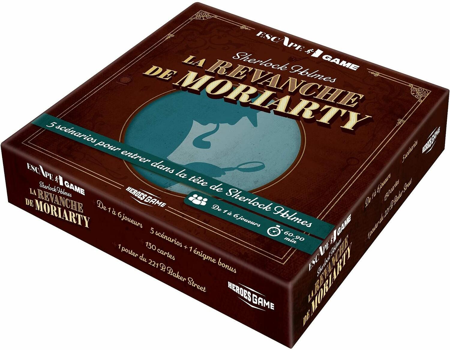 Escape Game: La Revanche de Moriarty Cover 3d