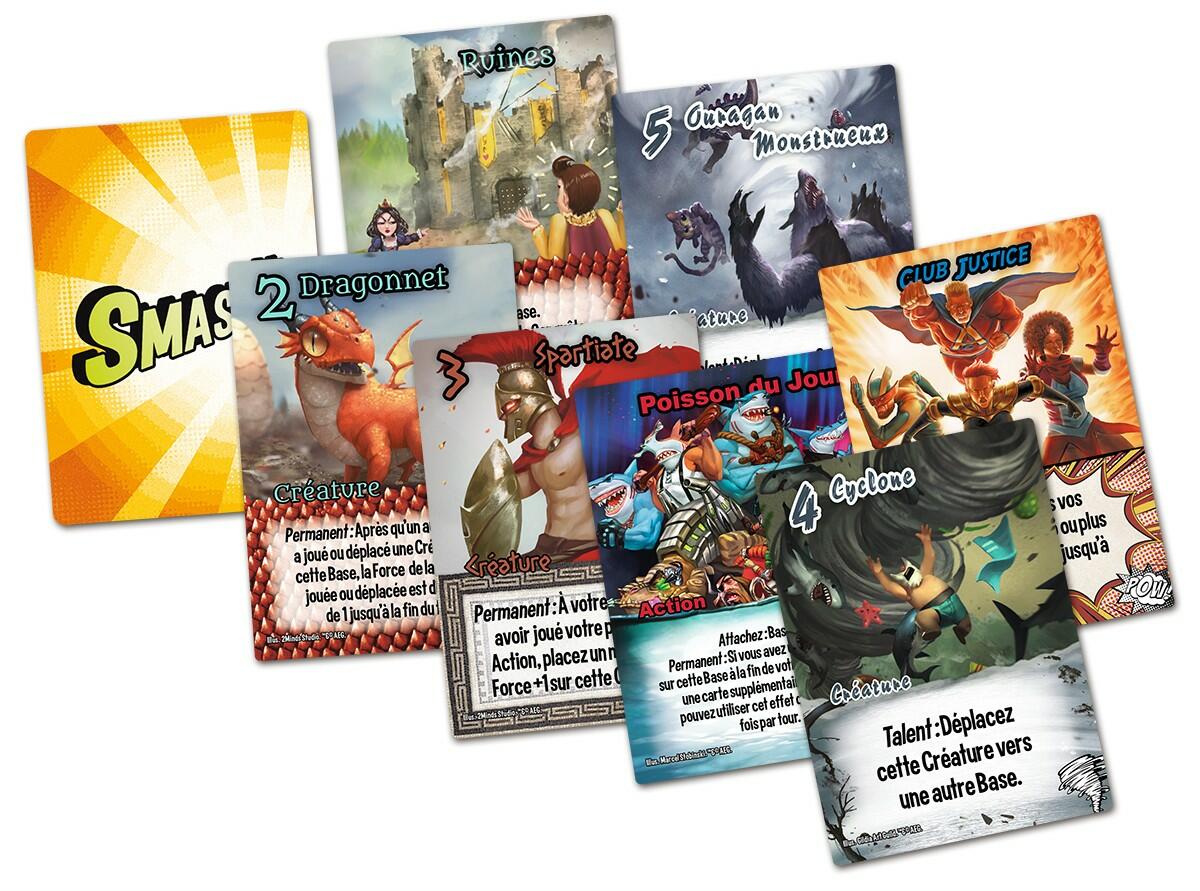 Smash Up: Vous l'Aurez Voulu! Cartes