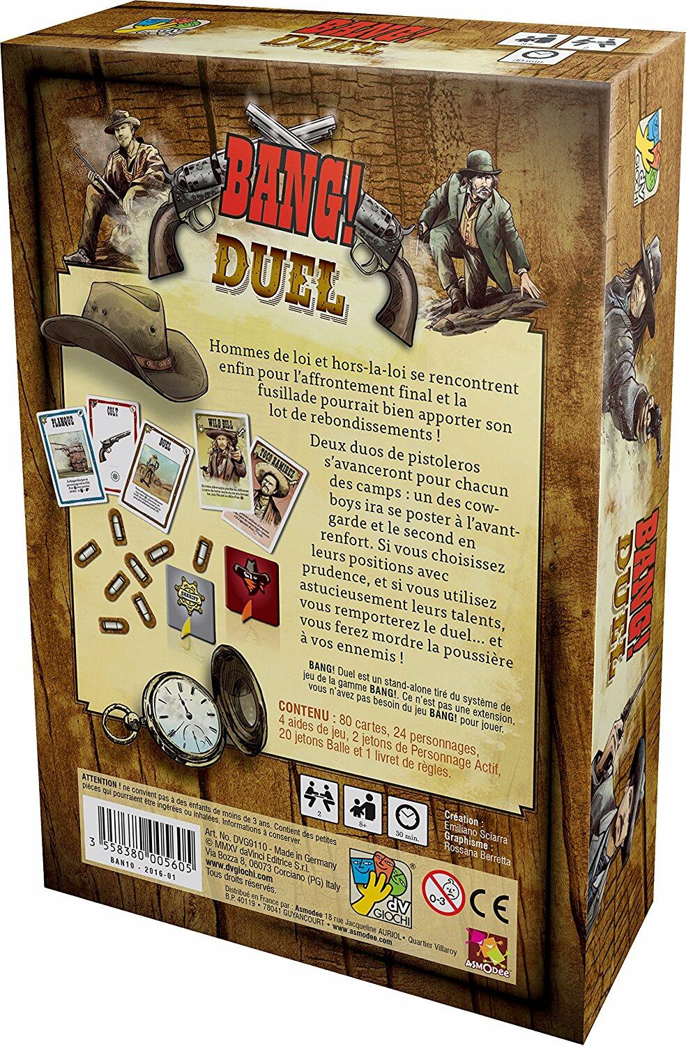 BANG! Le Duel Back 3d