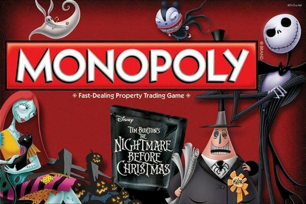 Monopoly: Tim Burton's - The Nightmare Before Christmas Cover