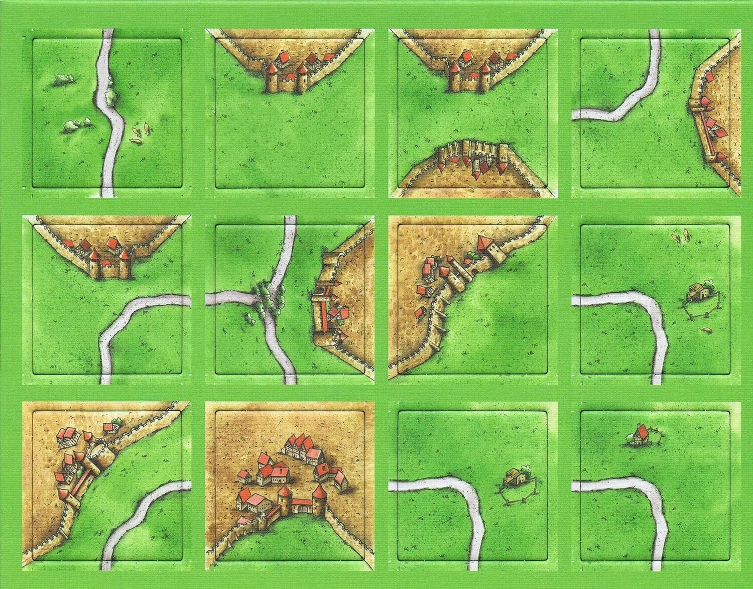 Carcassonne: Big Box 2012 Tuiles