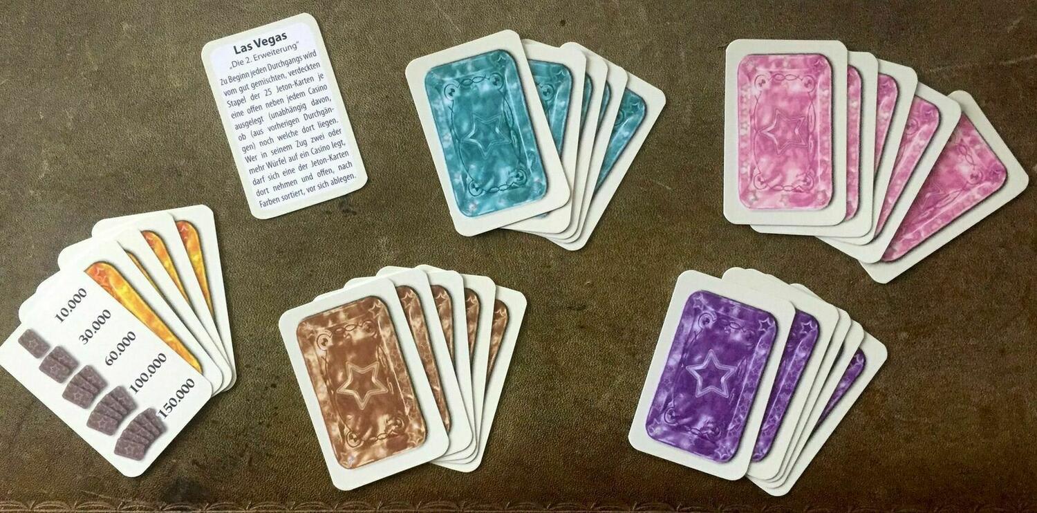 Las Vegas: Le Jeu de Cartes Cartes