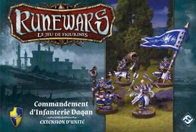 Runewars: Le Jeu de Figurines - Commandement d’Infanterie Daqan Cover
