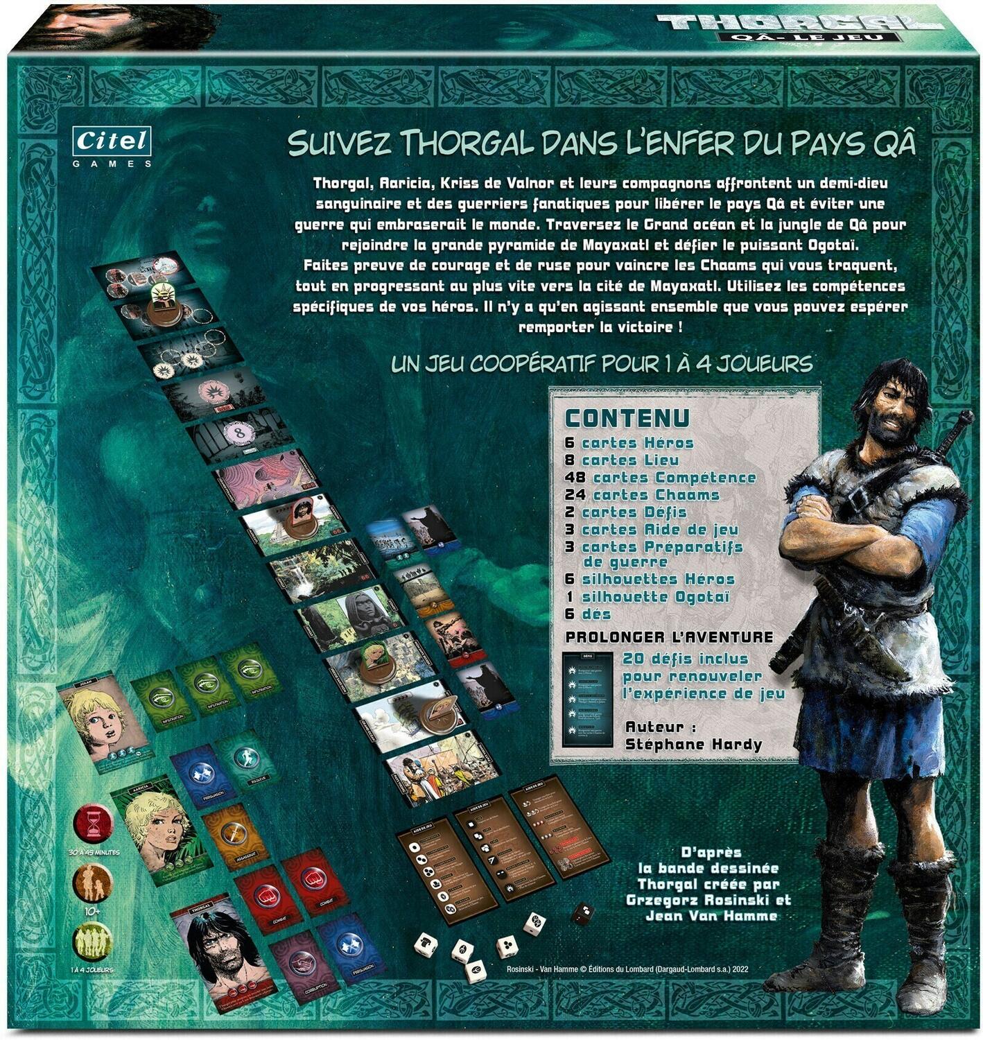 Thorgal: Qâ - Le Jeu Back 3d