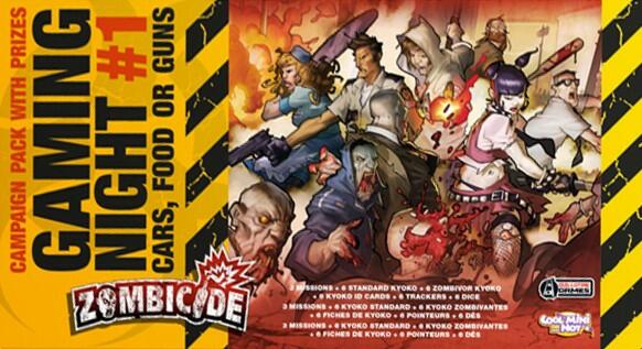 Zombicide: Gaming Night #1 - Cars, Food or Guns Cover