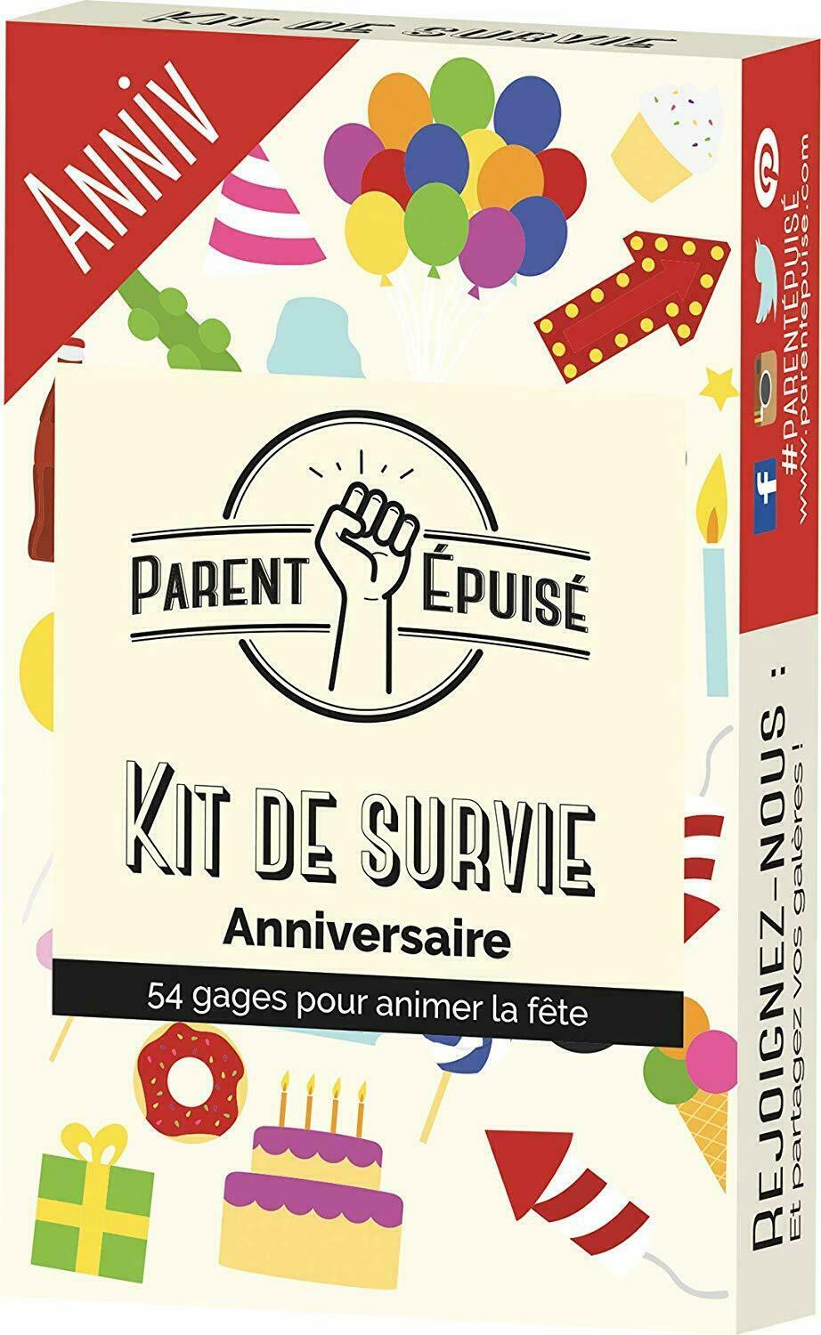 Parent Épuisé: Kit de Survie - Anniversaire Cover 3d