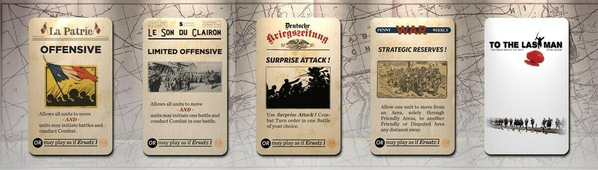 To The Last Man! Cartes